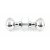 Polished Chrome 50mm Prestbury Mortice/Rim Knob Set