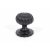 Black Flower Cabinet Knob - Small