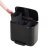 Brabantia Bo 3x11 Litre Pedal Bin in Matt Black