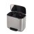 Brabantia Bo 11+23lt Pedal Bin - Fingerprint Proof Matt Steel