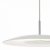 Dar Enoch Pendant LED White & Stainless Steel