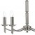 Dar Ambassador 5 Light Dual Mount Pendant Satin Chrome