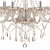 Dar Raphael 8 Light Chandelier Champagne Crystal