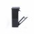 Sterling Classic Galvanised Steel Post Box in Black