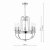 Dar Heythrope 5 Light Pendant Polished Nickel