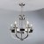 Dar Heythrope 5 Light Pendant Polished Nickel