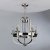 Dar Heythrope 5 Light Pendant Polished Nickel