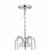 Dar Heythrope 5 Light Pendant Polished Nickel