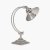 Pacific Lifestyle Kensington Metal Arched Arm Task Table Lamp - Nickel