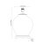 Pacific Lifestyle Guinea Fowl Glass Table Lamp Base - Large