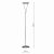 Dar Opus Floor Lamp Satin Chrome