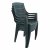 Trabella Turin Patio Table with Set of 4 Parma Chairs - Green