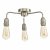 Kiefer 3 Light Flush Satin Chrome