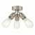 Yao 3 Light Flush Satin Nickel