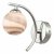 Atiya Wall Light Polished Chrome With Planet Style Glass