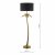 Coco Floor Lamp Antique Gold With Shade