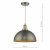 Governor Pendant Antique Chrome Antique Brass
