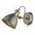 Governor Single Spotlight Antique Chrome Antique Brass