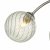 Izzy 4 Light Semi Flush Polished Chrome Twisted Glass