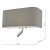 Ronda 3 Light Wall Light Grey With LED Reading Light