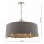 Veyron 6 Light Pendant Polished Nickel With Grey Shade