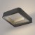Malone Wall Light Square Anthracite IP65 LED