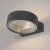 Reon 1 Light Wall Light Circle Fixed Anthracite IP65 LED