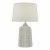 Vondra Table Lamp White & Grey With Shade