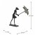 Elur Iron Figurine Umbrella Girl in Wind 15cm