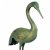 Solstice Sculptures Cranes Pair 77 & 61cm in Gold Verdigris