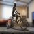 Elur Iron Figurine Bicycle Man 19cm