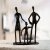 Elur Iron Figurine Family of 3 Outing 19cm