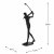 Elur Iron Figurine Golfer Lady 29cm