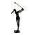 Elur Iron Figurine Golfer Lady 29cm