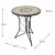 Summer Terrace Brava Bistro Table with Set of 2 Milan Chairs