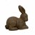 Solstice Sculptures Rabbit 24cm in Rust Effect