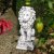 Solstice Sculptures Small Lion 61cm in Antique Stone Effect