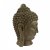 Elur Carved Wood Effect Buddha Head 40cm