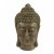 Elur Carved Wood Effect Buddha Head 40cm