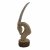 Elur Carved Wood Effect Oryx Head 53cm