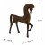 Elur Carved Wood Effect Contemporary Horse 31cm