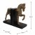 Elur Carved Wood Effect Book Ends Horse 24cm