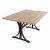 Byron Manor Hampton Dining Table with 6 Stockholm Brown Chairs