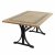 Byron Manor Charleston Dining Table w/6 Stockholm Brown Chairs