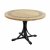 Byron Manor Vermont Dining Table with 4 Stockholm Black Chairs