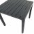 Trabella Roma Square Table - Anthracite