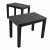 Trabella Roma Square Table with 4 Roma Bench Seats - Anthracite