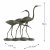 Solstice Sculptures Egrets 58cm in Dark Verdigris