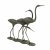 Solstice Sculptures Egrets 58cm - Dark Verdigris