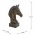 Solstice Sculptures Horse Head 41cm in Dark Verdigris